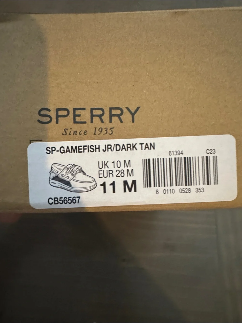 Perfect Sperry Kids Brown Leather Moccasin Boat Shoes White Laces 11